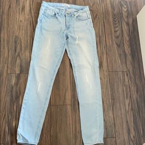 forever 21 slightly ripped jeans